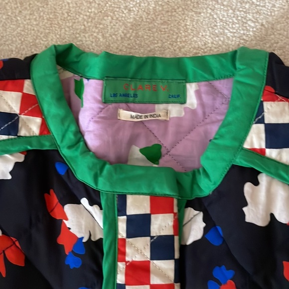 Anthropologie Clare V. Vivier Lilou Reversible Quilted Jacket Small - Picture 8 of 12